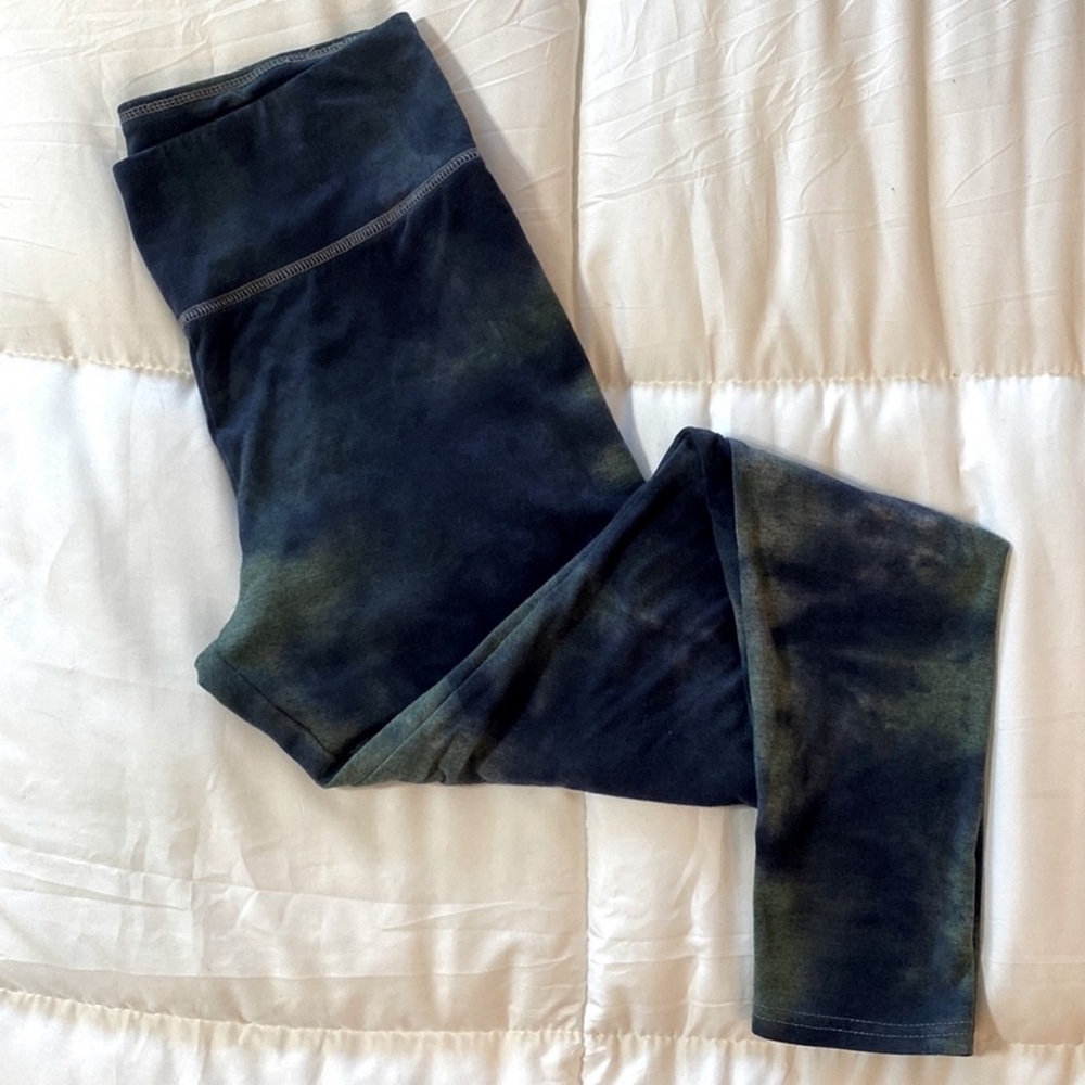 Wild Fable Leggings Blue Green tie dye